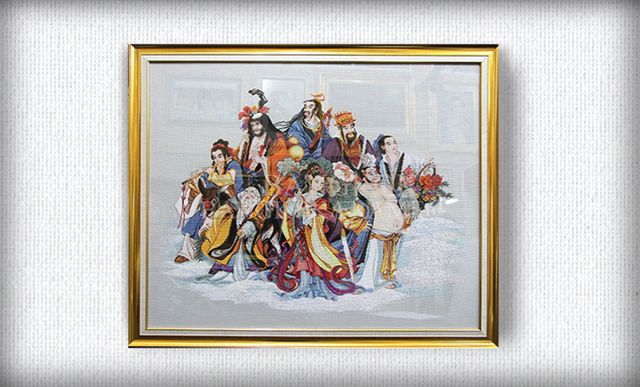 กรอบรูปครอสติช ผ้าปักครอสติช